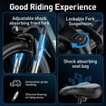 thumbnail image 5 of Aairsk Adult Electric Bike, Peak 748W Brushless Motor, 20MPH Top Speed,36V 10.4AH Detachable Battery,20‑40 Miles PAS Range, Shimano 7‑Speed, UL2846 Certified for Riders 16‑60 Years Old, 5 of 6