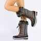 thumbnail image 5 of Dream Pairs Botas de nieve cálidas de invierno para mujer Botas de nieve informales impermeables a media pantorrilla para exteriores RIVER_1 Dream Pairs MAINE, 5 of 6