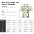 thumbnail image 4 of Fotbe Tiger Leaves Hawaiian Shirt for Men Unisex Summer Beach Casual Short Sleeve Cotton Linen Button Down Shirts-3X-Large, 4 of 5