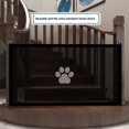 thumbnail image 3 of Dog Gate, Dogs Screen Mesh Gate Fence Safety Pet Stairs Gate Portable Folding Mesh Gate Safe Guard for Gentle Dogs Cats Indoor Outdoor, 3 of 7