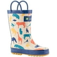 thumbnail image 3 of Oaki Kids Waterproof Rubber Rain Boots with Easy-On Handles, 3 of 3