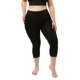 thumbnail image 1 of Nativ Pantalones Capri de Yoga para Mujer, Leggings Capri de Gran Comodidad con Bolsillos Internos, Suaves y Cintura Alta, Negros, Talla Extra Grande Nativ Pantalón capri, 1 of 7