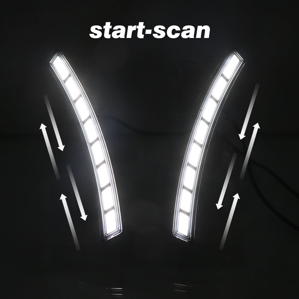 Pair Car Side Marker Lights Turn Signal Fog Lights 12V For Honda CRV