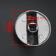 thumbnail image 4 of Injueey 2 uds. De perillas de Control de estufa de plateadas universales de Metal de 6/8mm, adaptadores, interruptor de horno, cerraduras de Control Hardware 8 NO1 Injueey HA4054-01, 4 of 6