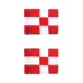 thumbnail image 4 of Soidarity Accesorios de Golf para hombres Golfs Putting Green Flags Drop Nylon Plaid Pattern Markers Training Flag Gifts rojo blanco rojo blanco 2piezas Soidarity CBP209017, 4 of 6
