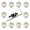 8mm-Silver, variant on Befenybay 10 Pcs Lock Collar 6mm Shaft Lock Collar T6 Lead Screw Lock Ring for CNC Parts (6mm-Silver)