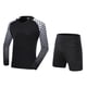 thumbnail image 4 of Uniforme de portero, traje de portero de fútbol, ​​poliéster, regalo, negro, versátil, para niños S, 4 of 9
