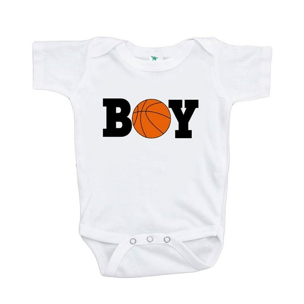 Custom Party Shop Baby Boy S Basketball Boy Onepiece Orange And Black 0 3 Month Onepiece Walmart Com