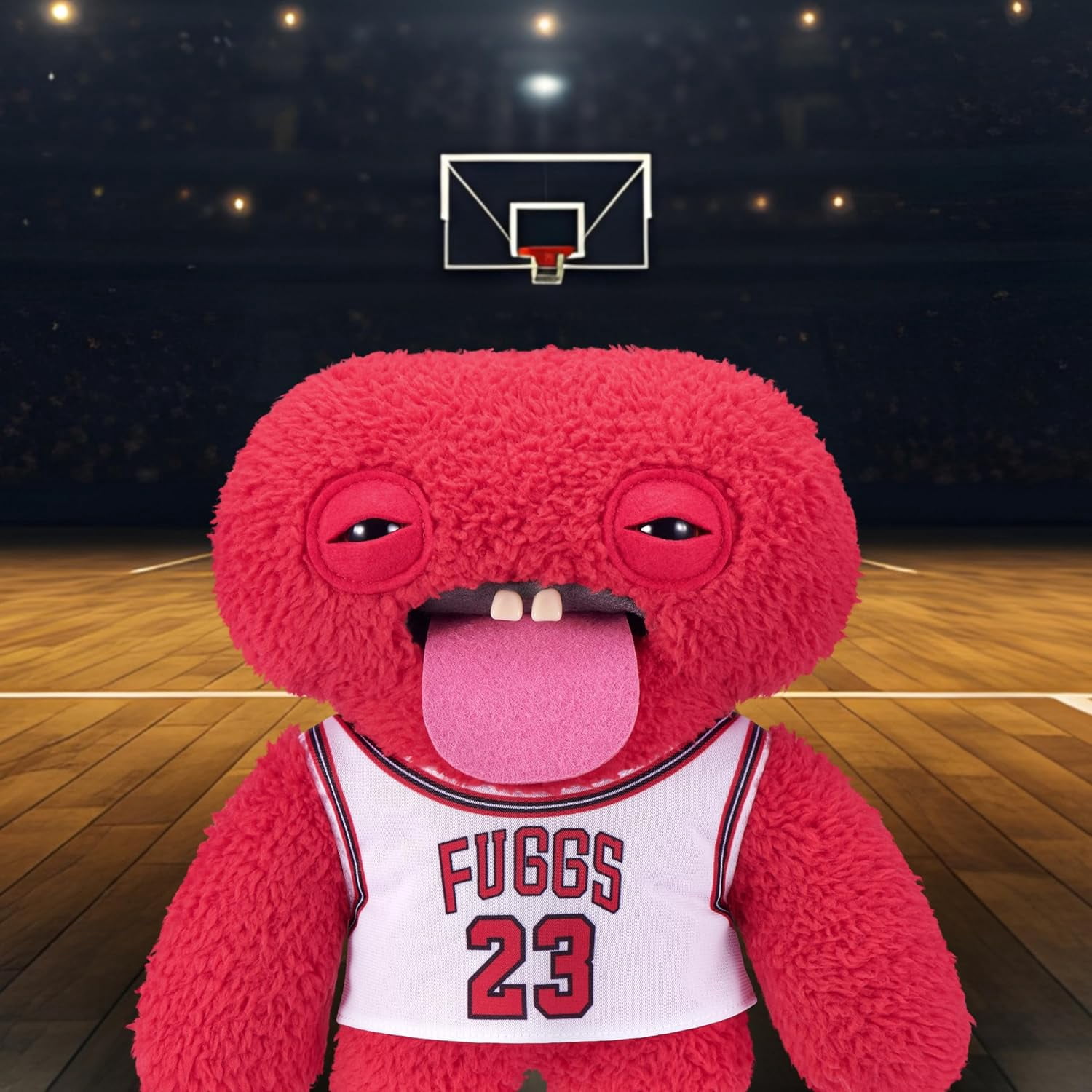 Fuggler Fugg Stars 9-Inch Plush Toy (Chunky Mcdunky) by ZURU  Funny Ugly Monster Stuffed Animal with Human-Like Teeth, Collectible Plush for Kids, Tweens, Teens, Adults & Plush Fans