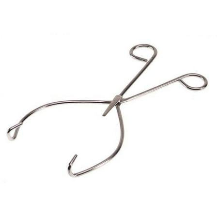 STAINLESS STEEL Evaporating DISH TONGS , 9.5"