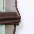 thumbnail image 3 of Roman Blind with Loops Curtains Kitchen Roman Blinds Transparent Loop Blind Curtains Modern Voile , (Coffee,80 x 155cm), 3 of 3