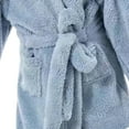 thumbnail image 5 of AUNVITO Kids Hooded Bathrobe Soft Cotton Fleece Cozy Loungewear Sleepwear Western Style, 5 of 5