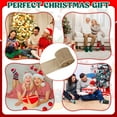 thumbnail image 4 of Mlkoz Christmas Decor, Christmas Ribbon Imitation Linen Webbing Wrapped Diy Christmas Tree Decoration, Man Gifts, 4 of 6