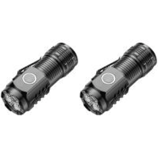 Linterna Alta Potencia Antorcha 3 Ojos 500 MAh para Acampar Al Aire Libre Pesca ()
