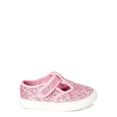 thumbnail image 2 of Wonder Nation Glitter T-Strap Sneaker (Toddler Girls), 2 of 6