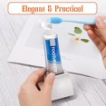 thumbnail image 4 of Ensemble de 2 Porte-Sièges à Dentifrice à Tube à Roulements Support de Porte-Squeeze Rouge et Blanc 4.6*5.2*3.9cm, 4 of 5