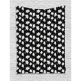 thumbnail image 1 of Magnolia Tapestry, Hand Drawn Countryside Flowers Blossoming Nature on Dark Background, Wall Hanging for Bedroom Living Room Dorm Decor, 60W X 80L Inches, Green Black and White, by Ambesonne, 1 of 2