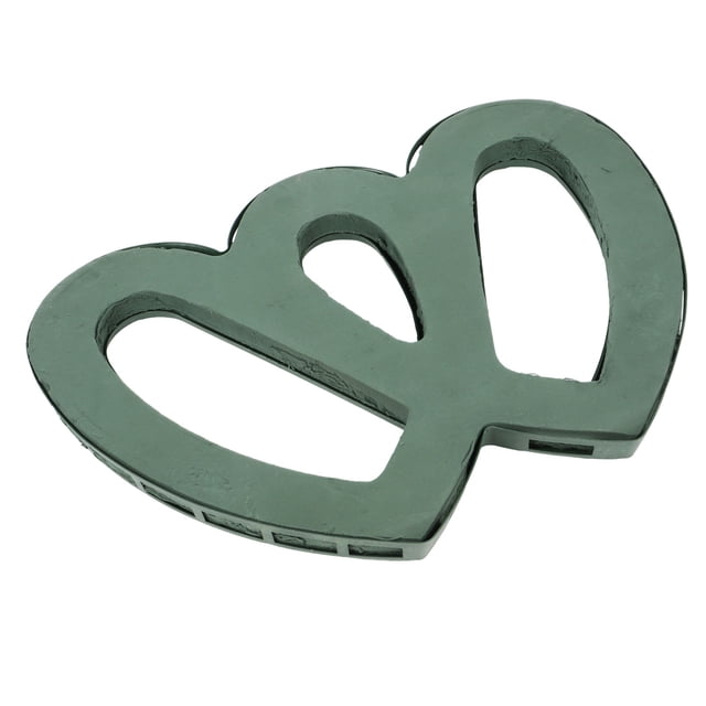 KALLORY Floral Foam Verde Con Ventosa En Forma Para Arreglos En Auto De Boda