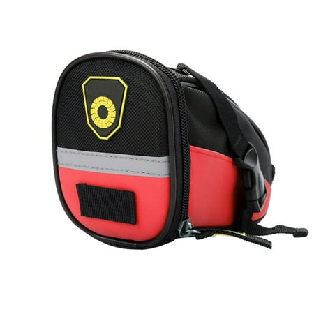 

Christmas Clearance Deals umhouerse Sports & Outdoors Clearance! Bicycle Strap On Saddle Bag With Reflective For A Ride Cycling Bag Bike Bag Bike Seat Bag
