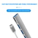 thumbnail image 4 of USB C Hub 4 puertos USB C Hub adaptador multipuerto para computadora de escritorio PC Notebook teléfonos móviles, 4 of 9