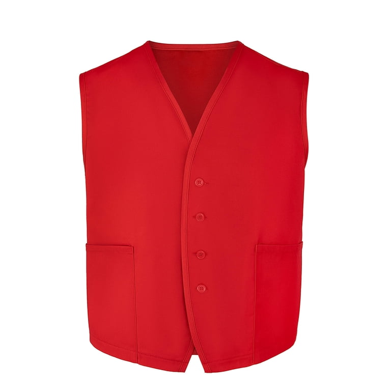 Toptie Two Pocket Unisex Vest Button Up Waistcoat Volunteer Work