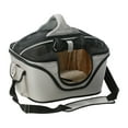 thumbnail image 1 of One for Pets Deluxe Cozy Dog Cat Carrier, Small, Tan, Airline Approved Size, 1 of 1