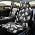 thumbnail image 4 of Yuyamidu Cute Ghost Front Seat Covers for Cars Black Halloween Driver Car Seat Cover Waterproof Bucket Seat Covers Universal Fit for SUV Truck Sedan, 4 of 7