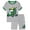 Sprinkler Truck, variant on WIBACKER Pajamas for Boys Excavator Short Sleeves 2-Piece PJs Set Kids Rib Knit Sleepwear Size 2-9 Years