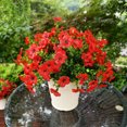 thumbnail image 2 of 8 piezas de flores artificiales adecuadas para decoración interior y exterior, patios y celebraciones estacionales, 2 of 5