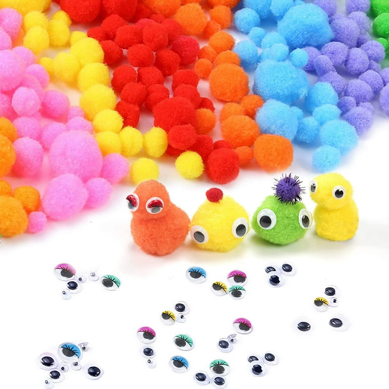 EpiqueOne 1500-Piece Arts & Craft Supplies Set | Includes Colorful Pom  Poms, Beads, Sequins, Glitter Tubes, Felt & More | Ideal for Use at Home 