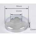 thumbnail image 2 of 10 Pcs Couvercle de Bride de Robinet en Acier Inoxydable Forme Ronde Durable 10 Pcs, 2 of 5