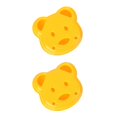 thumbnail image 2 of Monstrate Sandwich Mold Equipment Accessories Professional Bread DIY Bear Cartoon Mould Molds Shape Manual Kitchen Toast Gadget 10.0x9.0x2.5 cm 2piezas Monstrate CBP592532, 2 of 5