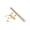Brass, variant on Outwater 8' Bar Foot Rail Kit - Complete Undercounter Mount Hardware and Maple Tubing, Antique Brass Finish