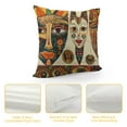 thumbnail image 4 of Tribal Throw Pillow Cushion Cover, Folkloric Art Pattern ons Accessories Indigenous Culture, Decorative Square Accent Pillow Case,, 4 of 5