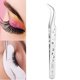 thumbnail image 3 of Stainless Steel Tweezers for False Eyelash Grafting (NH-15 Curved), 3 of 4