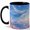 Black, variant on Sky Whale Blossom 11oz Ceramic Mug, Dream Ocean Coffee Cup
