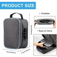 thumbnail image 4 of SUTENGDA Smell Proof Bag with Combination Lock Large Odor Proof Storage Case Container with Removable Compartments Smell Proof Stash Bag File Organizer for Home Travel, 4 of 11
