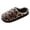 Coffee, variant on Unisex Leopard Curly Plush Slide Slippers Bow Accent Soft Cozy Lounge Casual Wear for Autumn Season Coffee Size 6