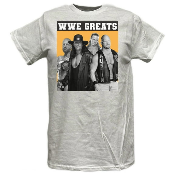 The Greats Triple H Undertaker Shawn Michaels Stone Cold Steve Austin T-shirt M