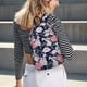 thumbnail image 5 of Easygdp Rose Flowers Mochila de Lona Resistente para Laptop, Compatible con Laptops de 15 a 17 pulgadas, Ideal para Escuela, Trabajo y Viajes-Small, 5 of 5