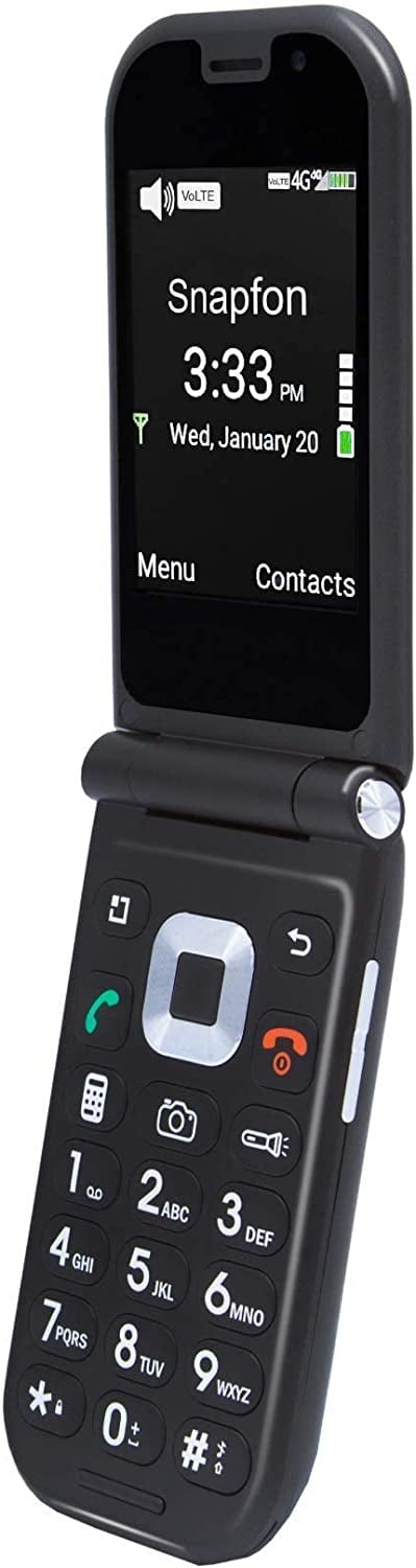 Free 1-Year Service Included - Snapfon EZ Flip Phone