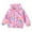 Pink-1, variant on Odeerbi Kids Girls Winter Coat Cartoon Printed Hooded Jacket Warm Outerwear Overcoat Fashion Casual Long Sleeve Hooded Jacket Pink-1