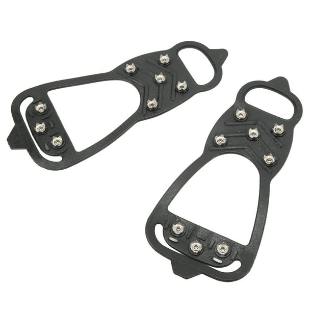 Tracción de Traccio de Hieles Cirles Antradas Probles Con Slato Con 8 Dientos para Nieve y Hielo Caminando