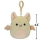 thumbnail image 2 of Peluche Squishmallows con clip para Meghan The Bat, 3,5 cm, amarillo, 2 of 3