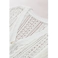 thumbnail image 4 of Button Front Fall Crochet Cover Up Swimsuit Bikini, 4 of 25