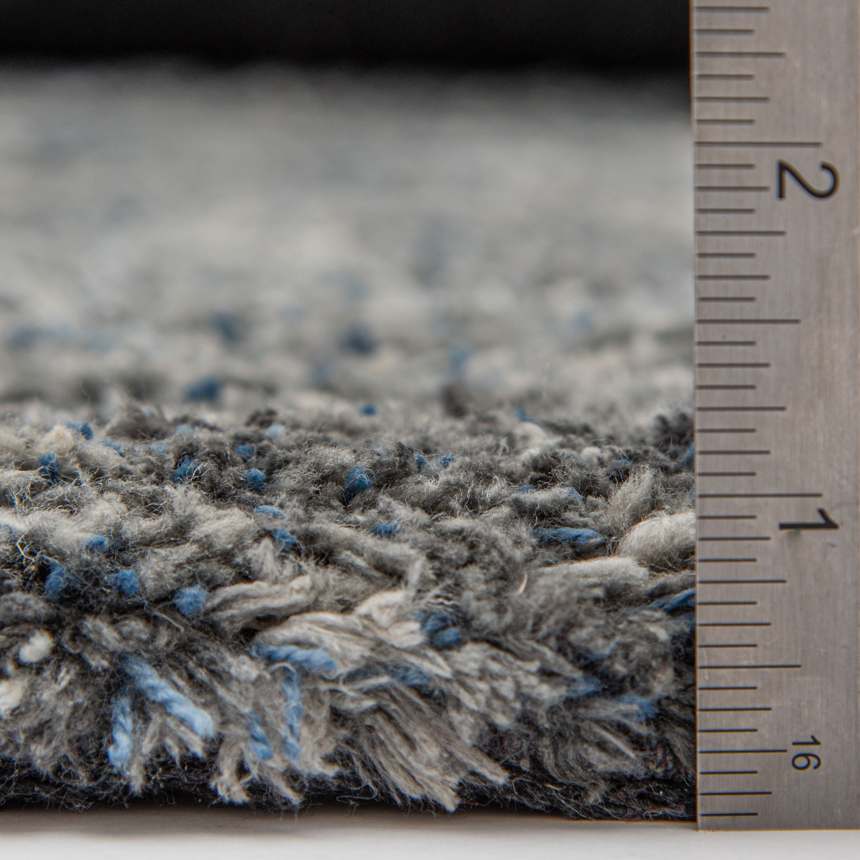 Better Homes & Gardens Heathered Shag Indoor Area Rug, Gray, 5'x7'