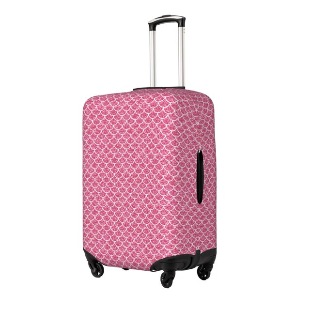 Balery Fish Scales Funda de equipaje, fundas para maletas, elástica, lavable, protector de maletas, compatible con maletas de 18 a 32 pulgadas-Medium