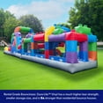 thumbnail image 3 of Herokiddo Building Block 42' Obstacle Course with Water Slide, 3 of 8