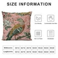 thumbnail image 5 of Shiartex Thibaut Villeneuve Manor Blush Cushion Cover Chinoiserie Pillow Double Side Farmhouse Accent Home Decorative Toss for Living Room Sofa Housewarming Birthday Gift, 5 of 5