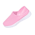 thumbnail image 3 of Women's Breathable Mesh Slip-On Sneakers Casual Round Toe Lightweight Comfortable Slides for Daily Wear Plus Size Available, 3 of 10